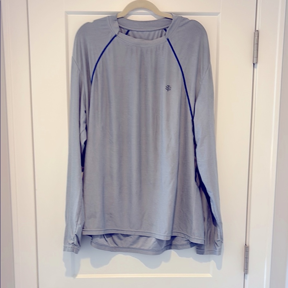 Men’s XXL Coolibar sun and swim shirt, XXL, good used condition